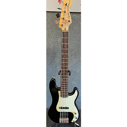 Squier Used Squier Vintage Modified Precision Bass V Black Electric Bass Guitar Black