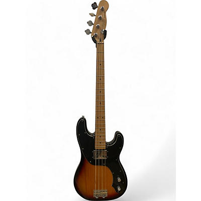 Squier Used Squier Vintage Modified Precision TB 3 Tone Sunburst Electric Bass Guitar