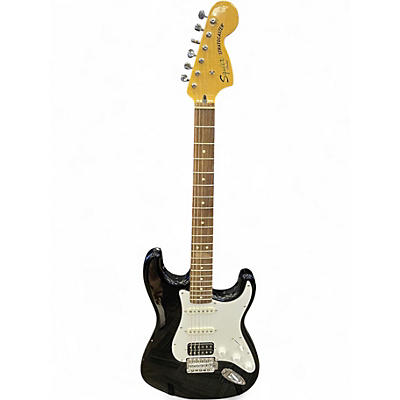 Used Squier Vintage Modified Stratocaster Black Solid Body Electric Guitar
