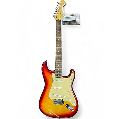 Squier Used Squier Vintage Modified Stratocaster Cherry Sunburst Solid Body Electric Guitar