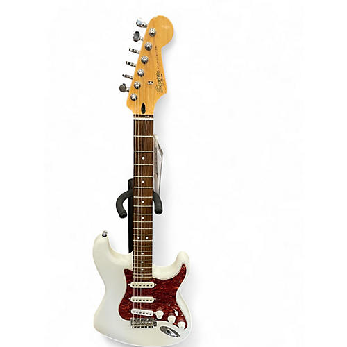 Used Squier Vintage Modified Stratocaster Olympic White Solid Body Electric Guitar Olympic White