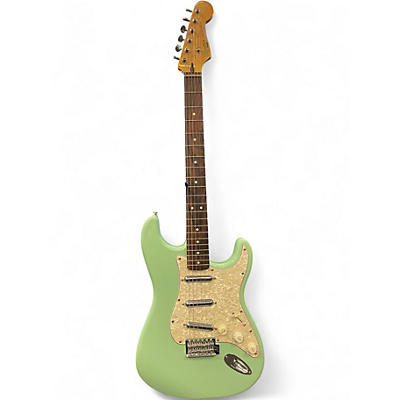 Used Squier Vintage Modified Stratocaster Surf Green Solid Body Electric Guitar
