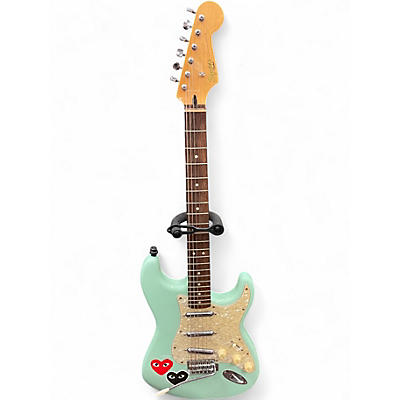 Used Squier Vintage Modified Surf Stratocaster Surf Green Solid Body Electric Guitar