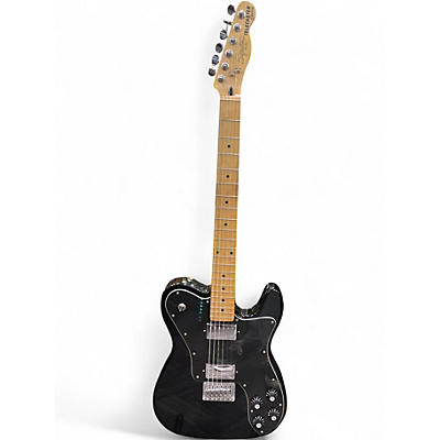 Used Squier Vintage Modified Telecaster Custom Black Solid Body Electric Guitar