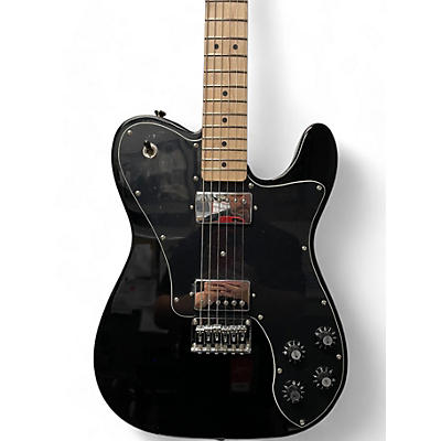 Squier Used Squier Vintage Modified Telecaster Deluxe Black Solid Body Electric Guitar