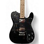 Used Squier Used Squier Vintage Modified Telecaster Deluxe Black Solid Body Electric Guitar Black