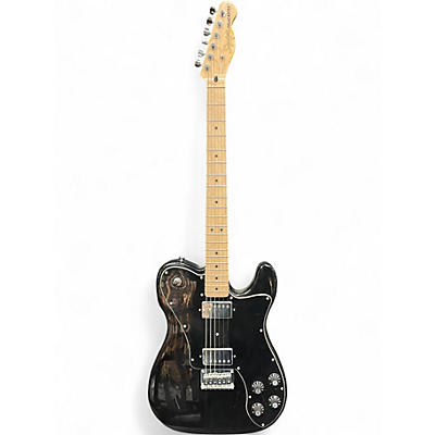 Used Squier Vintage Modified Telecaster Deluxe Black Solid Body Electric Guitar