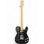 Used Squier Vintage Modified Telecaster Deluxe Black Solid Body Electric Guitar Black