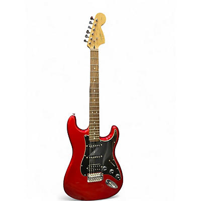 Used Squier affinity strat hss Candy Apple Red Metallic Solid Body Electric Guitar