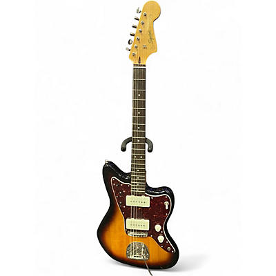 Used Squier classic vibe 1960s Jazzmaster 3 Tone Sunburst Solid Body Electric Guitar