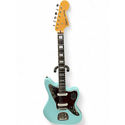 Used Squier classic vibe 70s jaguar Daphne Blue Solid Body Electric Guitar