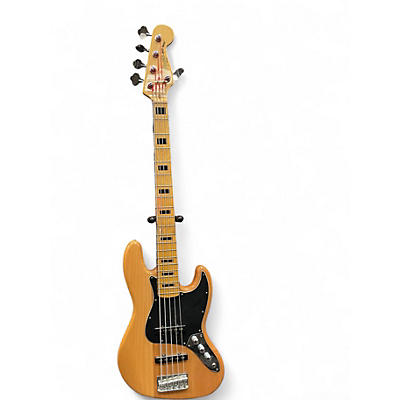 Used Squier classic vibe 70s jazz bass v Natural Electric Bass Guitar