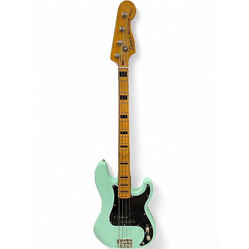 Used Squier classic vibe 70s precision bass Surf Green Electric Bass Guitar Surf Green