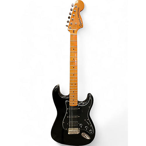 Squier Used Squier classic vibe 70s stratocaster hss Black Solid Body Electric Guitar Black