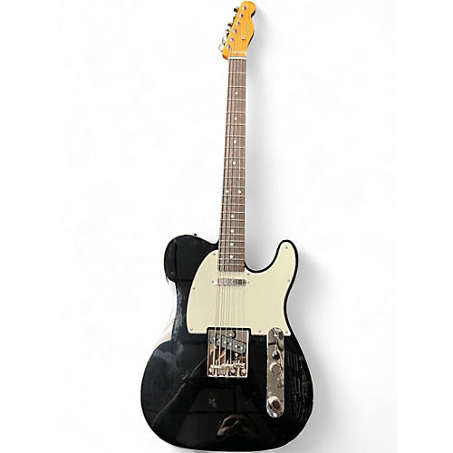 Used Squier classic  vibe baritone custom telecaster Black Solid Body Electric Guitar Black