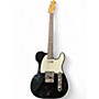 Used Squier classic  vibe baritone custom telecaster Black Solid Body Electric Guitar Black