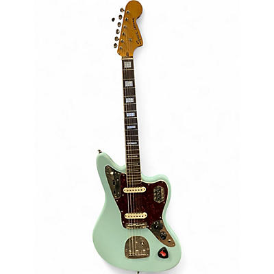 Used Squier classic vibe jaguar Daphne Blue Solid Body Electric Guitar