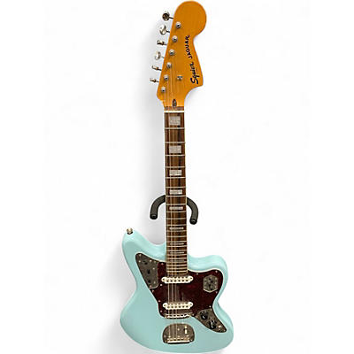 Used Squier classic vibes jaguar Daphne Blue Solid Body Electric Guitar