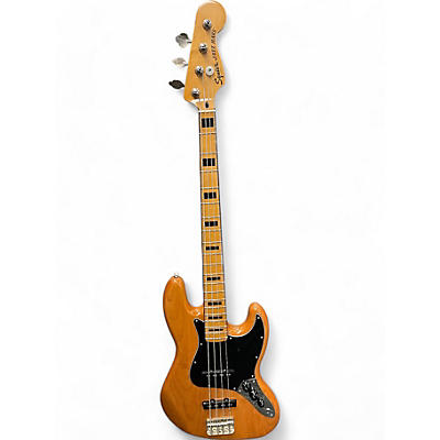 Squier Used Squier classic vibes jazz bass Natural Electric Bass Guitar