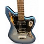 Used Squier contemporary jaguar hh Blue Solid Body Electric Guitar Blue