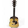 Used Squier fender Natural Acoustic Guitar Natural