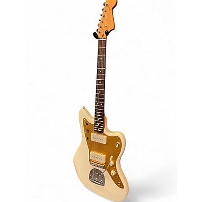 Used Squier jazzmaster J Mascis Vintage White Solid Body Electric Guitar