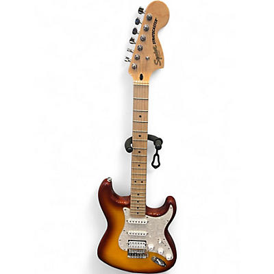 Used Squier limited edition stratocaster  2 Color Sunburst Solid Body Electric Guitar