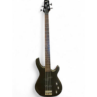 Used Squier mb4 Gunmetal Gray Electric Bass Guitar