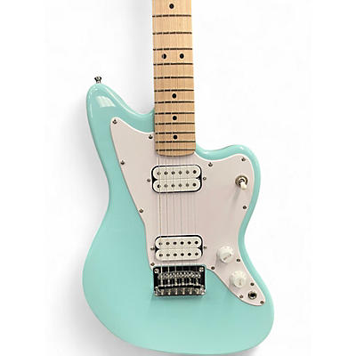 Used Squier mini jazzmaster Surf Green Solid Body Electric Guitar