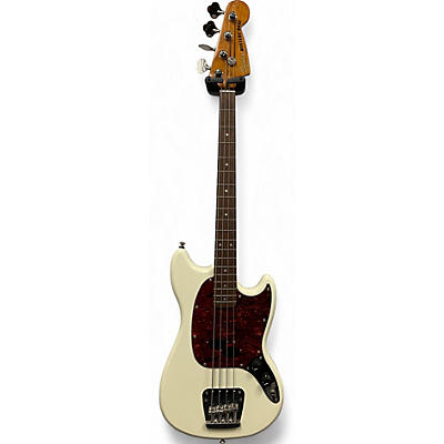 Squier Used Squier mustang Antique Ivory Electric Bass Guitar