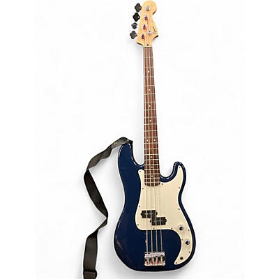 Used Squier p bass navy blue Electric Bass Guitar