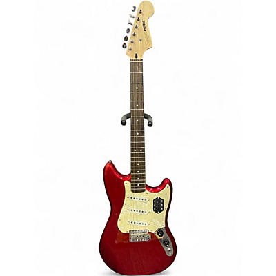 Used Squier paranormal cyclone Candy Apple Red Solid Body Electric Guitar