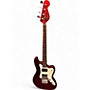Used Squier paranormal rascal bass Candy Apple Red Electric Bass Guitar Candy Apple Red