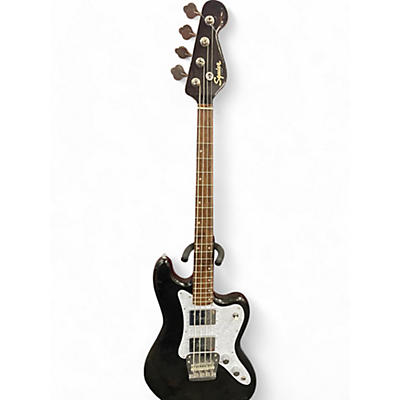 Used Squier paranormal rascal black met Electric Bass Guitar