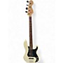 Used Squier pj bass white Electric Bass Guitar white