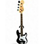 Used Squier precision Black Electric Bass Guitar Black