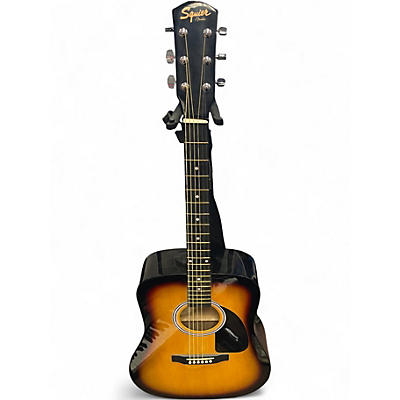 Used Squier sa150 2 Color Sunburst Acoustic Guitar
