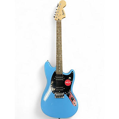 Used Squier sonic mustang hh Blue Solid Body Electric Guitar