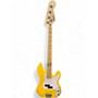Used Squier sonic precision bass Graffiti Yellow Electric Bass Guitar Graffiti Yellow
