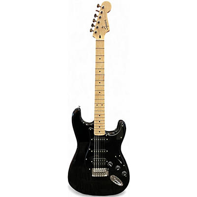 Used Squier sonic stratocaster  hss Black Solid Body Electric Guitar