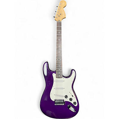 Used Squier strat sss Purple Solid Body Electric Guitar
