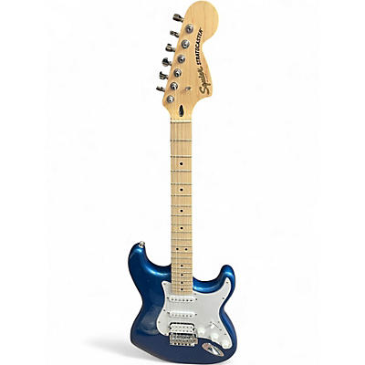 Used Squier stratocaster Blue Solid Body Electric Guitar