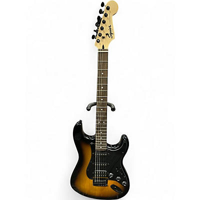 Used Squier stratocaster Sunburst Solid Body Electric Guitar
