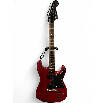 Used Squier stratosonic Red Solid Body Electric Guitar