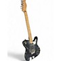 Used Squier telecaster custom Black Solid Body Electric Guitar Black
