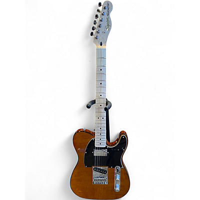 Used Squier telecaster fmt mocha Natural Solid Body Electric Guitar