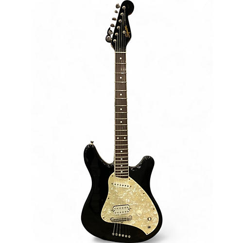 Squier Used Squier vista series venus Black and White Solid Body Electric Guitar Black and White