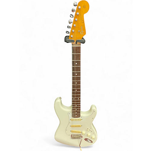 Squier Used Squier wayne's world stratocaster Olympic White Solid Body Electric Guitar Olympic White