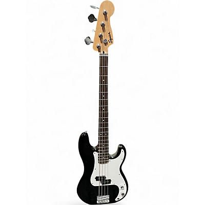 Used Squire PRECISION BASS Black Electric Bass Guitar