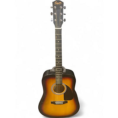 Used Squire SA-150 3 Color Sunburst Acoustic Guitar
